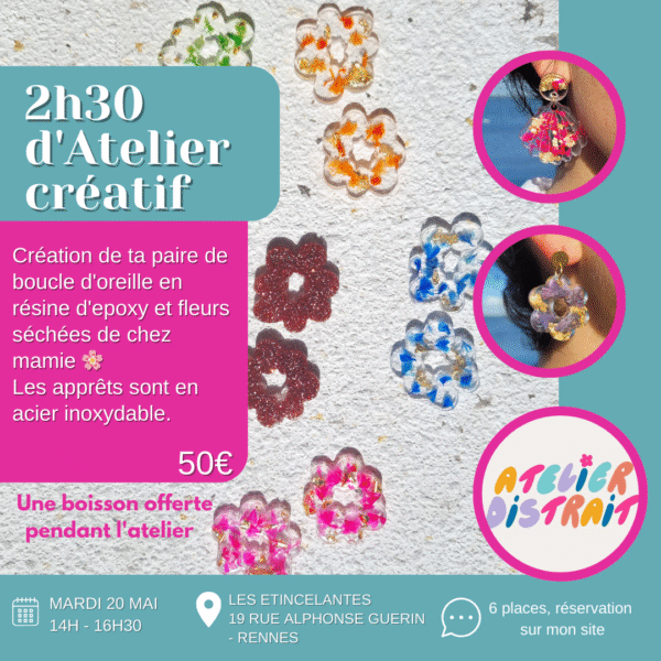 atelier créatif mardi 20 mai